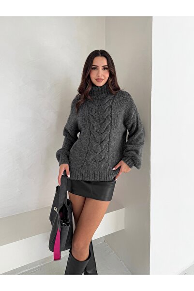 Slim'N Lift Milano Knitted Detailed Half-Fisherman Collar High-Neck Knitwear ...