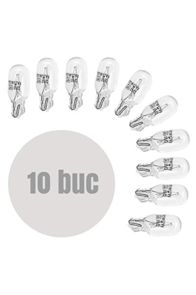 CarGuard Габаритна крушка W3W - T10 12V 3W - комплект от 10 броя -