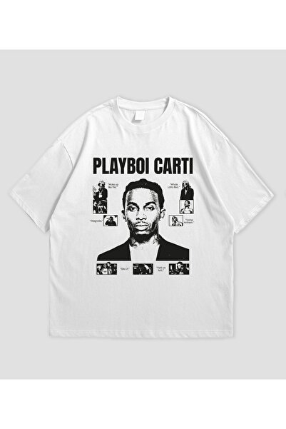 SVART WEAR Playboi Carti με τύπωμα oversized Ουνισέξ Μπλουζάκι