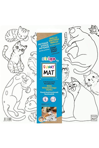 Funny Mat Дъска за многократна употреба 40x40 см + подаръчен комплект инструм...