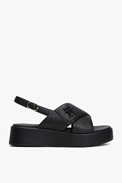 Tommy Hilfiger Kadın Hw Padded Leather Sandal Sandalet FW0FW08808BDS
