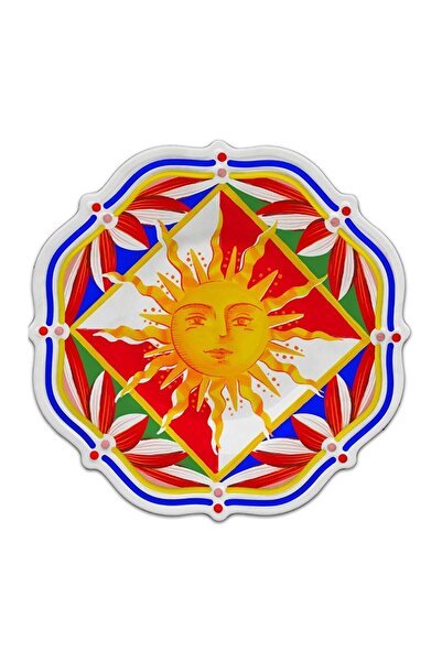 Baci Milano Dolce Vita Sun 6-Piece Cake Plate 22 cm Melamine