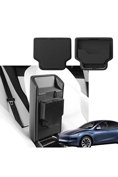 TESLA Juniper Kol Dayama Kapağına Takılan Kapaklı Düzenleyici - Siyah