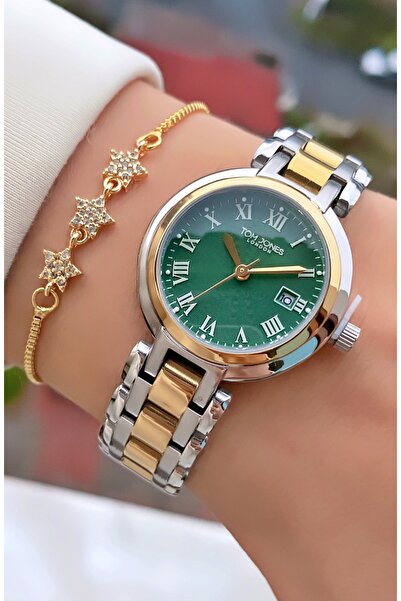 Tom Jones Original Brand - Yellow Green Color - 2 Year Warranty Women's Wrist...