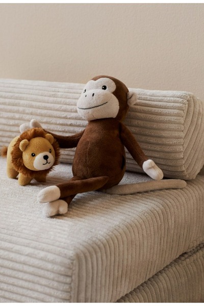 SHIVA Gift & More İşleme Detaylı Nakışlı Aplikeli maymun Peluş Yumuşak Oyunca...
