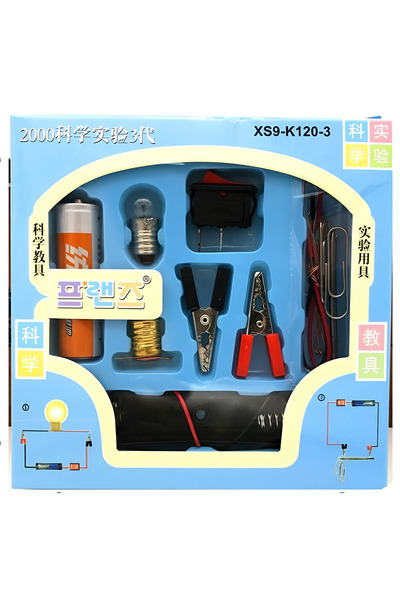 Generic دائرة كهربائية بسيطة لإنتاج الضوء والحركة