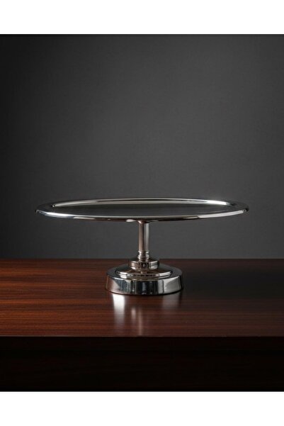 Mikasa Moor AYAKLI GÜMÜŞ PİRİNÇ SUNUMLUK 36*17cm