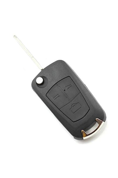 CarGuard Opel - Carcasa tip cheie briceag cu 3 butoane, lama pe stanga