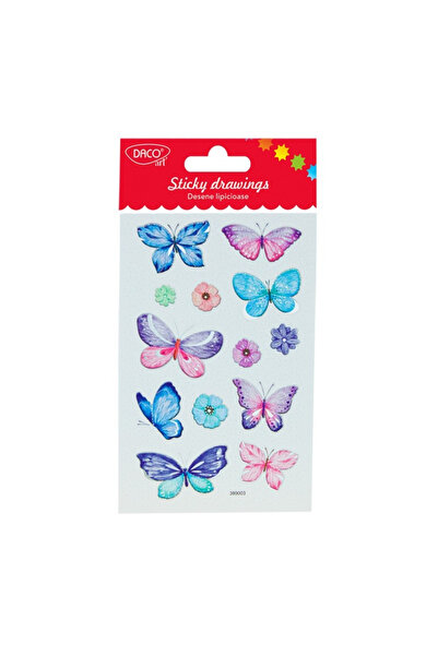 daço Sticker - AB103 Butterflies Sticky Drawings DACO