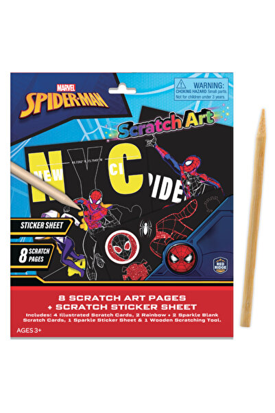 Marvel - Spider Man Scratch Scribble - 8pcs