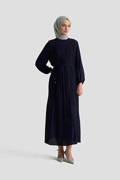 Armine Elbise ORTD9435-1 Lacivert