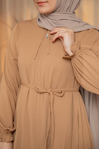 Nissra Ankanoor Ruched Detail Flared Robe with Side Folds Anka265123