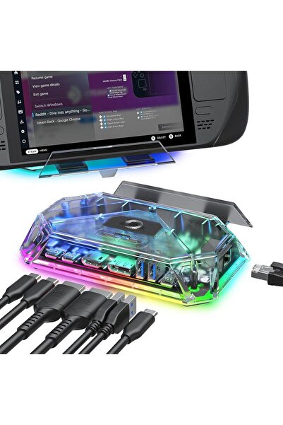 jsaux RGB DOCKİNG STATİON 12İN1 GİRİŞLİ PROFESYONEL DÖNÜŞTÜRÜCÜ