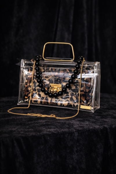 Davinci Desıgyn Şık Şeffaf Omuz Çantası