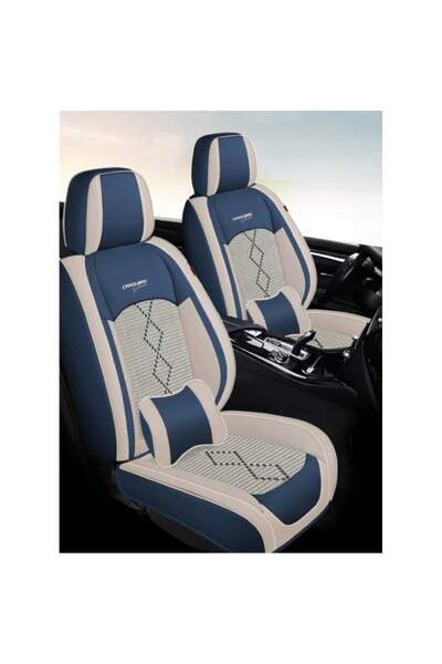 CarGuard Premium Deluxe Car Covers, 5 Seats, Eco-Leather and Textile, Airbag ...