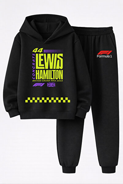 MAGORS Lewis Hamilton Printed 3-Yarn Quality Sweatshirt and Trackpants Kids' ...