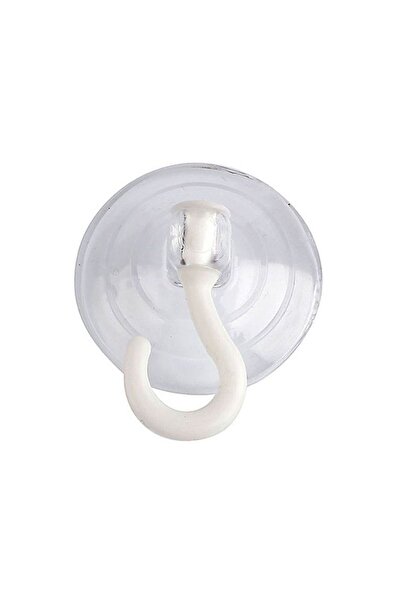 Bosphorus Transparent Suction Cup Hanger 24 Pieces 4 cm