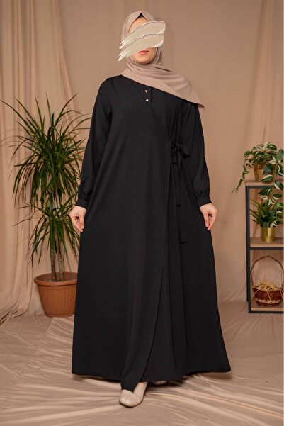 Nissra Ankanoor Half-Pleated Side-Tie Wrap Dress Anka265122