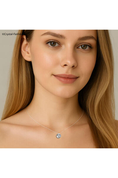 Crystal-Fashion® Swarovski Crystal Transparent Wire Necklace