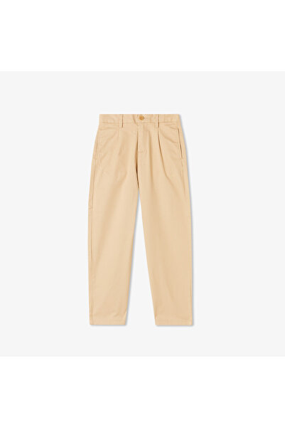 Tommy Hilfiger Pleated Chino Çocuk Bej Pantolon
