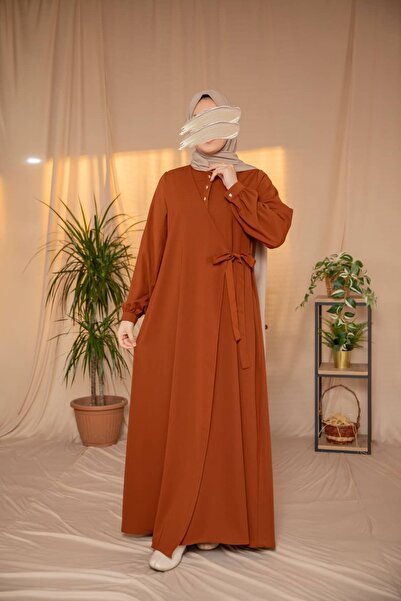 Nissra Ankanoor Half-Pleated Side-Tie Wrap Dress Anka265122