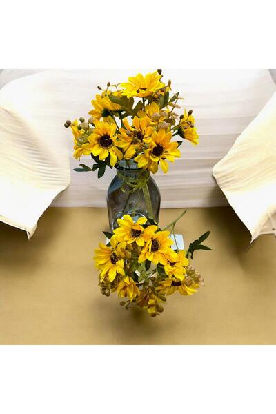 sedoshhomevision زهرة زهرة الأقحوان الاصطناعية الكبيرة المزخرفة