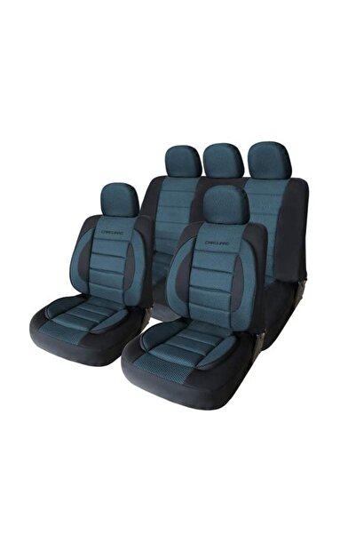 CarGuard Premium universal car seat covers blue+black -