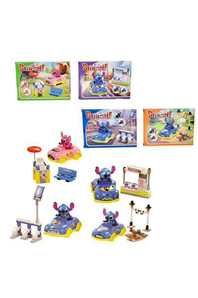 Toys Set de construcții Lilo, Stitch și Angel – 4 cutii