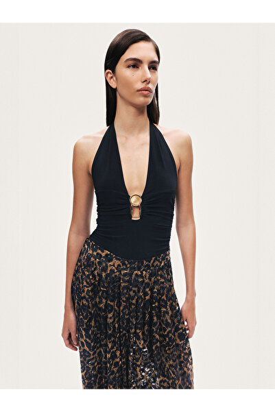 Nocturne Taş Aksesuar Detaylı Bluz