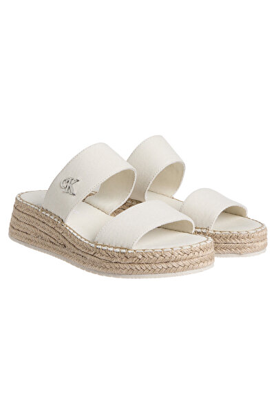 Calvin Klein Jeans Kadın Sporty Rope Mg Lth Webbing Terlik YW0YW01704AEO