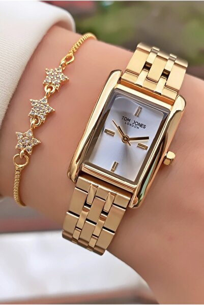 Tom Jones Brand Original - Gold Color - 2 Year Warranty Women's Wristwatch - ...