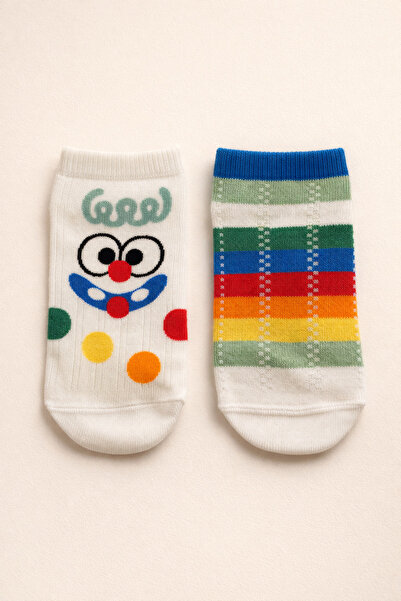 Katia&Bony Детски чифт цветни чорапи с усмивка