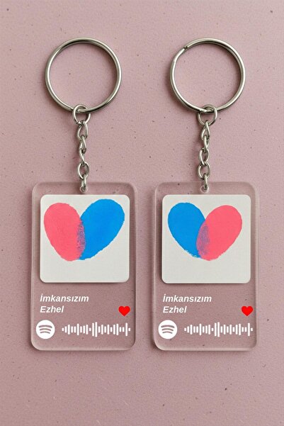 FREEDOM STOREE Set de confecționare brelocuri cu amprentă digitală pentru iub...