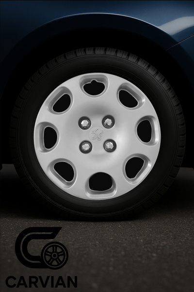 Carvian Peugeot Partner 15 İnç Uyumlu Jant Kapağı 4 Adet b1117