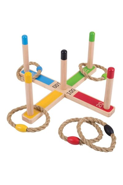 BIGJIGS Toys Joc de aruncat la tinta - Inele