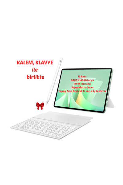 Huawei Matepad 12Gb 256Gb 144Hz KALEM, KLAVYE PaperMatte - Emuı Tablet 11.5 i...
