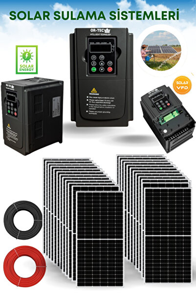 EnerjiStar 5.5kw 7.5hp Tarımsal sulama sistemi 20 ADET GÜNEŞ PANELİ