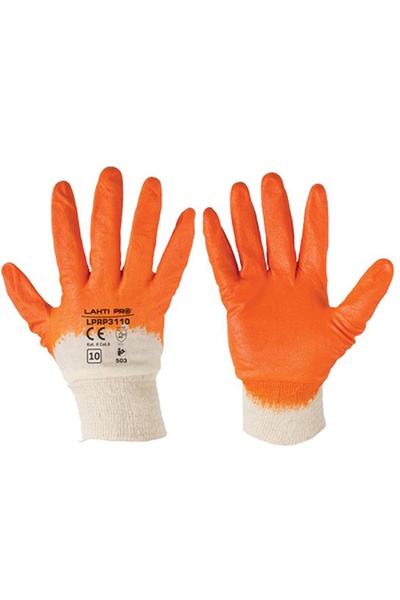 Lahti Pro THIN NITRILE COTTON GLOVE - (9)