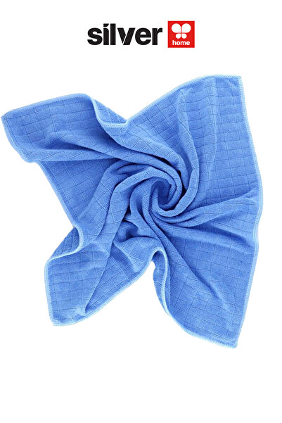 SİLVER HOME Mikrofiber Temizlik Bezi Seti 4’lü 40x40 cm, Mutfak Temizlik Bezi Havlusu