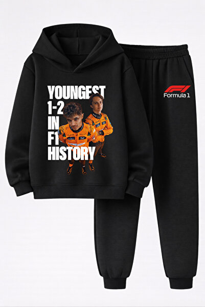 MAGORS Lando Norris Printed 3-Yarn Quality Sweatshirt and Sweatpants Kids' To...