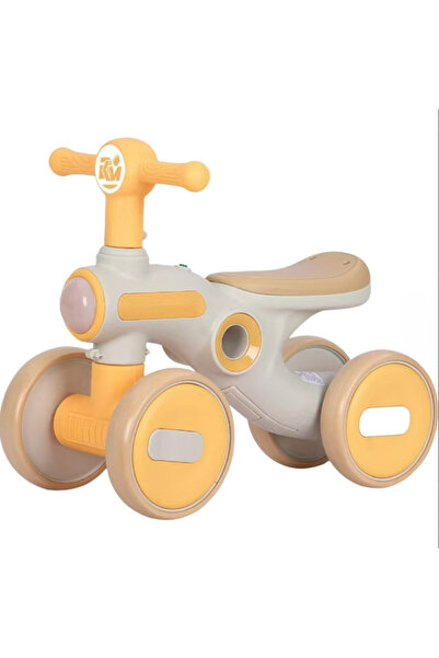 GHEMOTOC Bicicleta de echilibru, fara pedale,cu 4 roti ,cadru plastic,cu muzi...