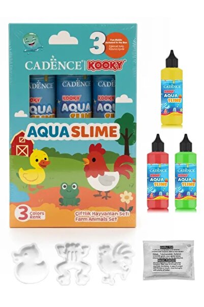 Cadence Boya Kooky Aqua Slime Farm Animals Set DIY Magic Water Game