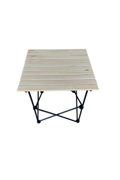 HOMTİVA Portatif Katlanabilir Kamp, Plaj ve Piknik Masası 70x70cm