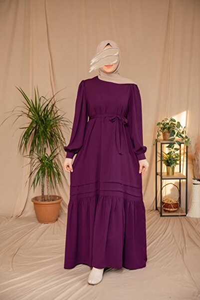 Nissra Ankanoor Ribbed and Flywheel Detailed Dress Anka265124