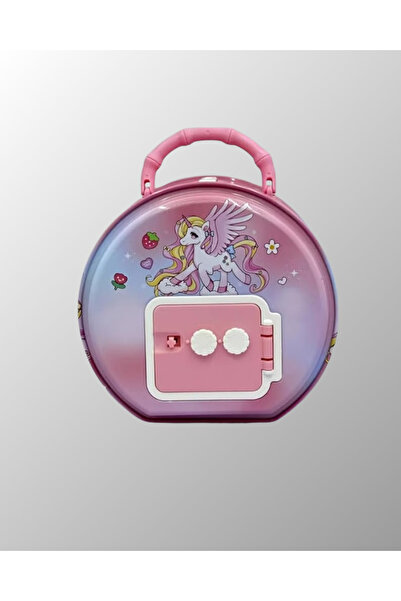 Genel Markalar Çocuk Para Kasası Anahtarlı Güvenli Tasarruf Kutusu