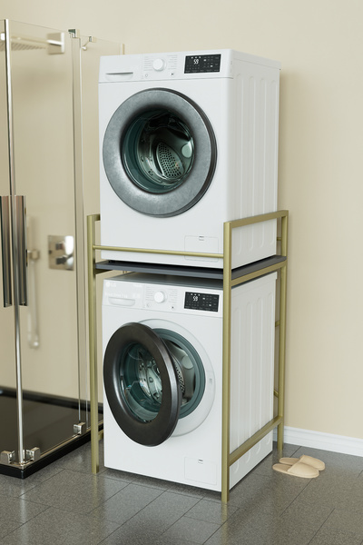 Hediyeler Kapında Çamaşır ve Kurutma Makinesi Dolabı Kolay Kurulum Metal Gövde