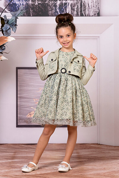 SÜSLÜ PİNK KİDS Girls' Festive Dress
