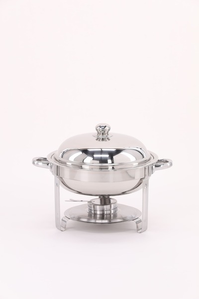 aljahwari Luxury silver and gold food warmer, 5.5 liter