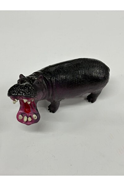 Kayra Plastik Oyuncak Büyük Boy Hayvan Hipopotam Su Aygırı 17 cm