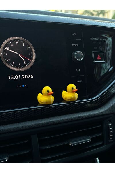 MOTTOMOR Auto Duck Dashboard Accessory Decoration Self-Adhesive Special Desig...